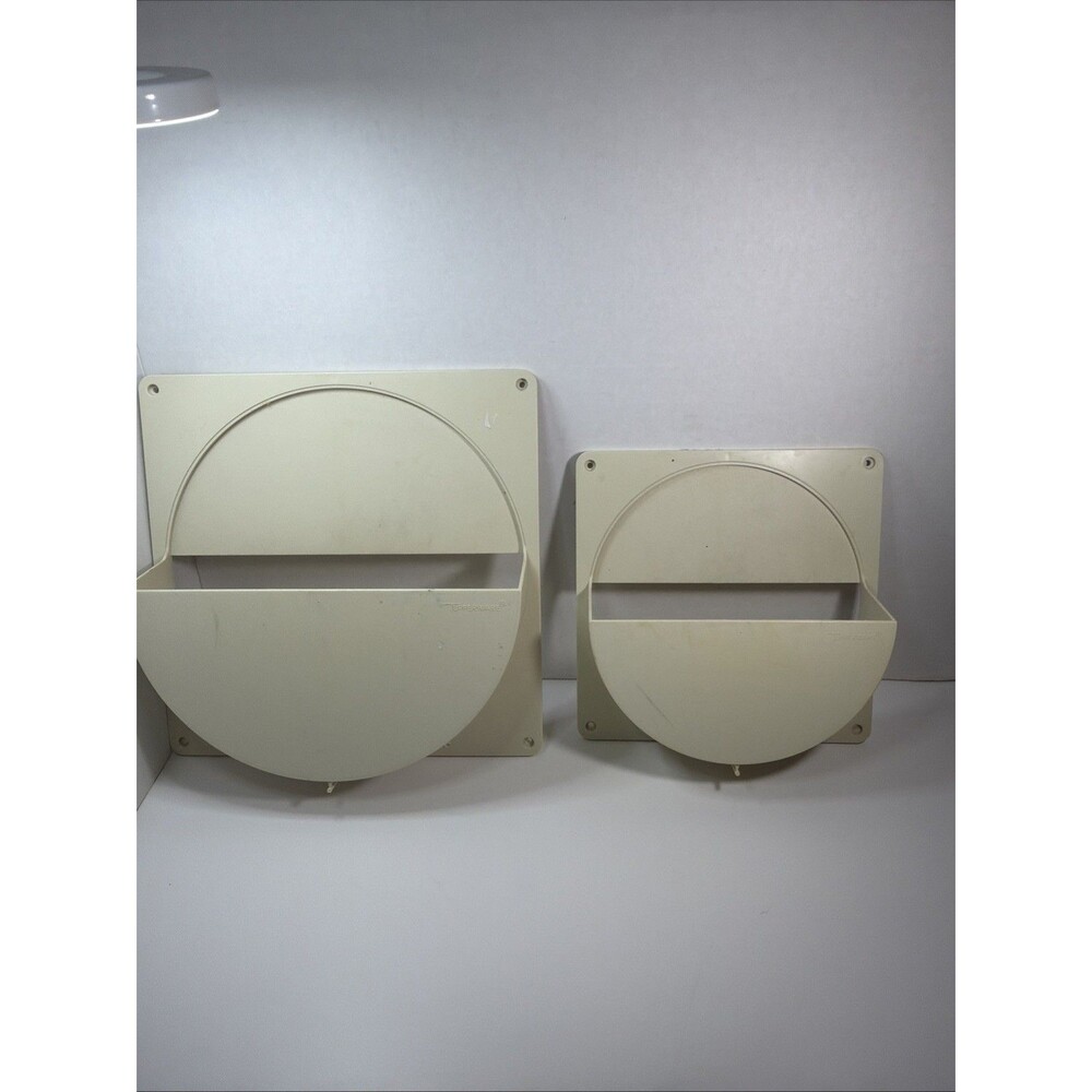 Vintage Tupperware Lid Seal Cover Organizer Holder #1645 #1646 Hold Paper Plates